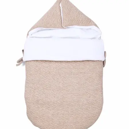 Poetree Kids - Voetenzak/Engelennestje 5-punts gordel - Chevron Light Camel