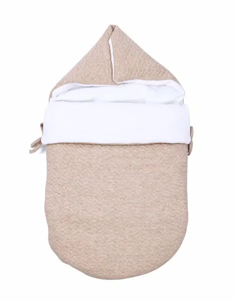 Poetree Kids - Voetenzak/Engelennestje 5-punts gordel - Chevron Light Camel