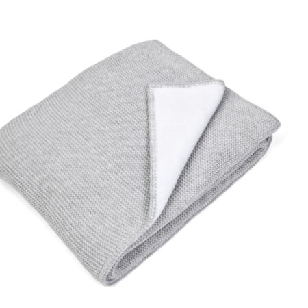 Poetree Kids - Wieg deken Antibes Grey Melange Sparkles (80x 100cm)