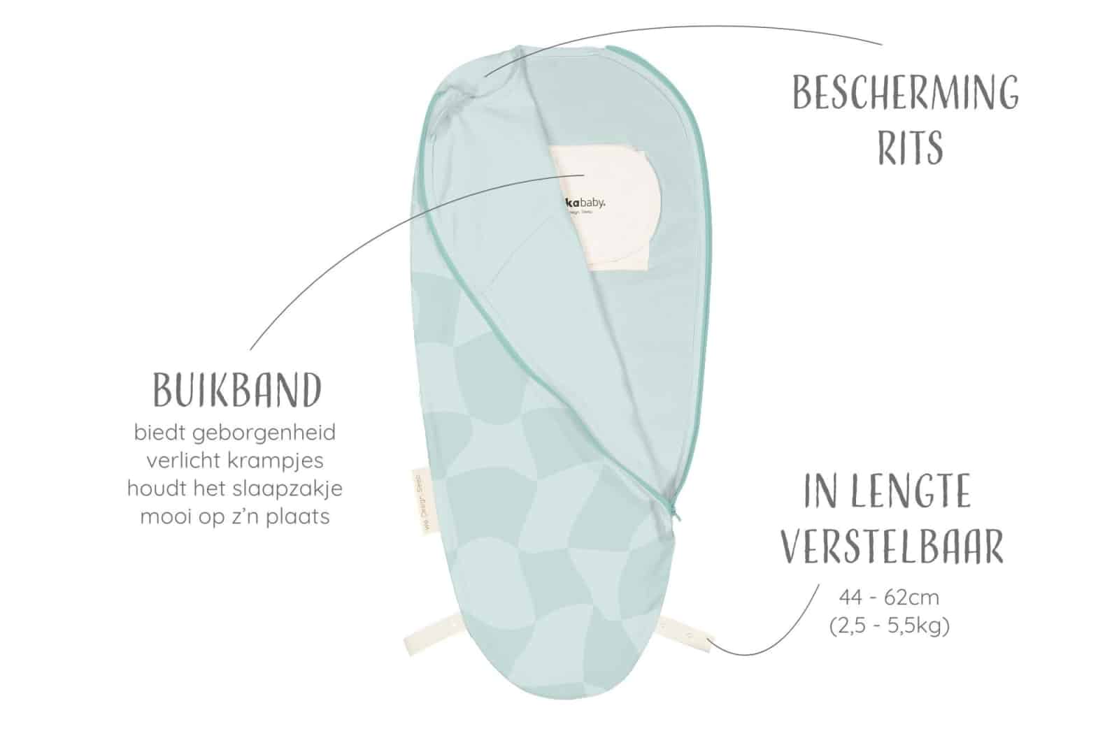 Puckababy - The Original - Piep - 0/3 M - Cute Cubes - Cotton