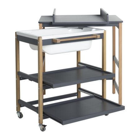 Quax - Luiertafel Met Bad Smart - Moonshad/Nat