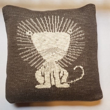 Quax - Tricot - Kussen - 30*30 Cm - Lion