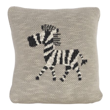 Quax - Tricot - Kussen - 30*30 Cm - Zebra