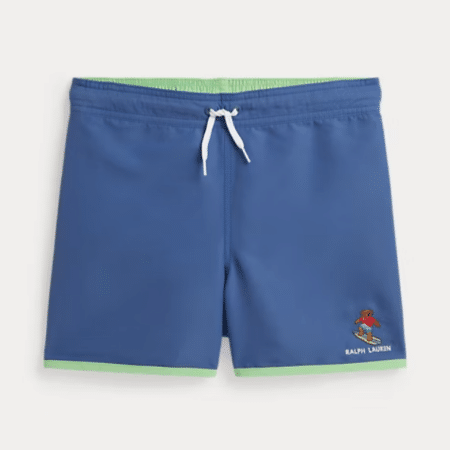 Ralph Lauren - Zwembroek met Polo Bear - Bai Blue