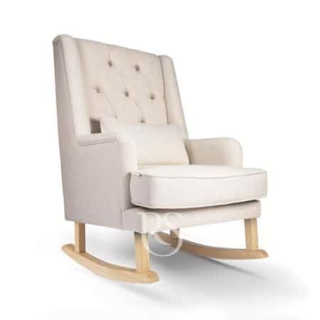 Rocking Seats - Royal Rocker natural linen beige, natural legs