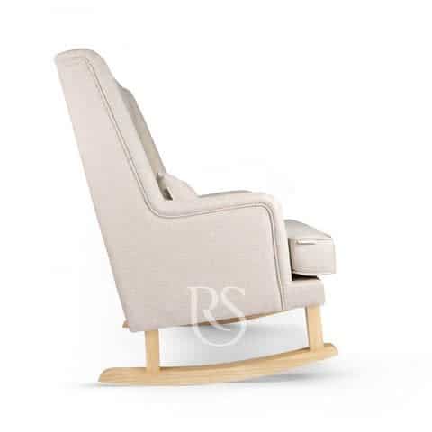Rocking Seats - Royal Rocker natural linen beige, natural legs