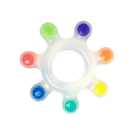 Sassy - Rainbow Star Silicone Teether