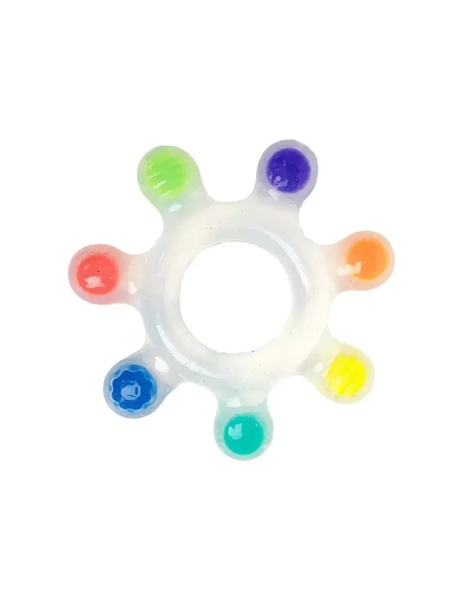 Sassy - Rainbow Star Silicone Teether