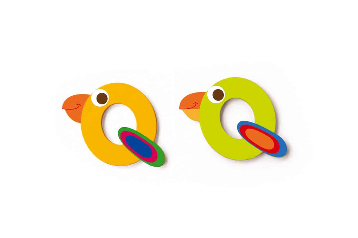 Scratch - Houten Letter: LETTER 'Q', 2 modellen gemengd, 3 zelfklevende stickers inbegrepen, op kaart