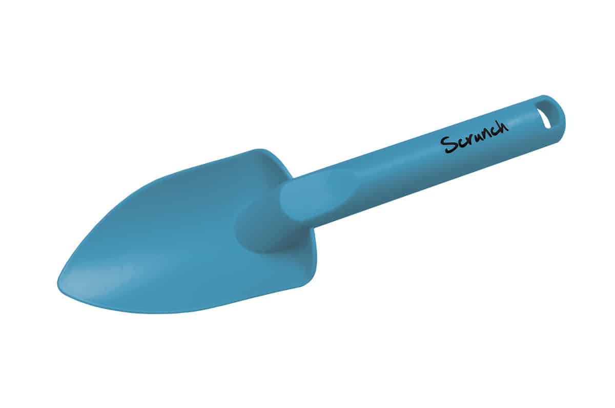 Scrunch - SPADE grijsblauw 20.8x5.8cm, met rubberen handgrepen, in PP, 12m+