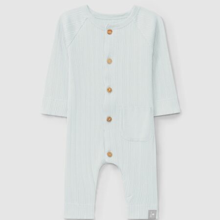 Snug - Geribde Romper - Azul