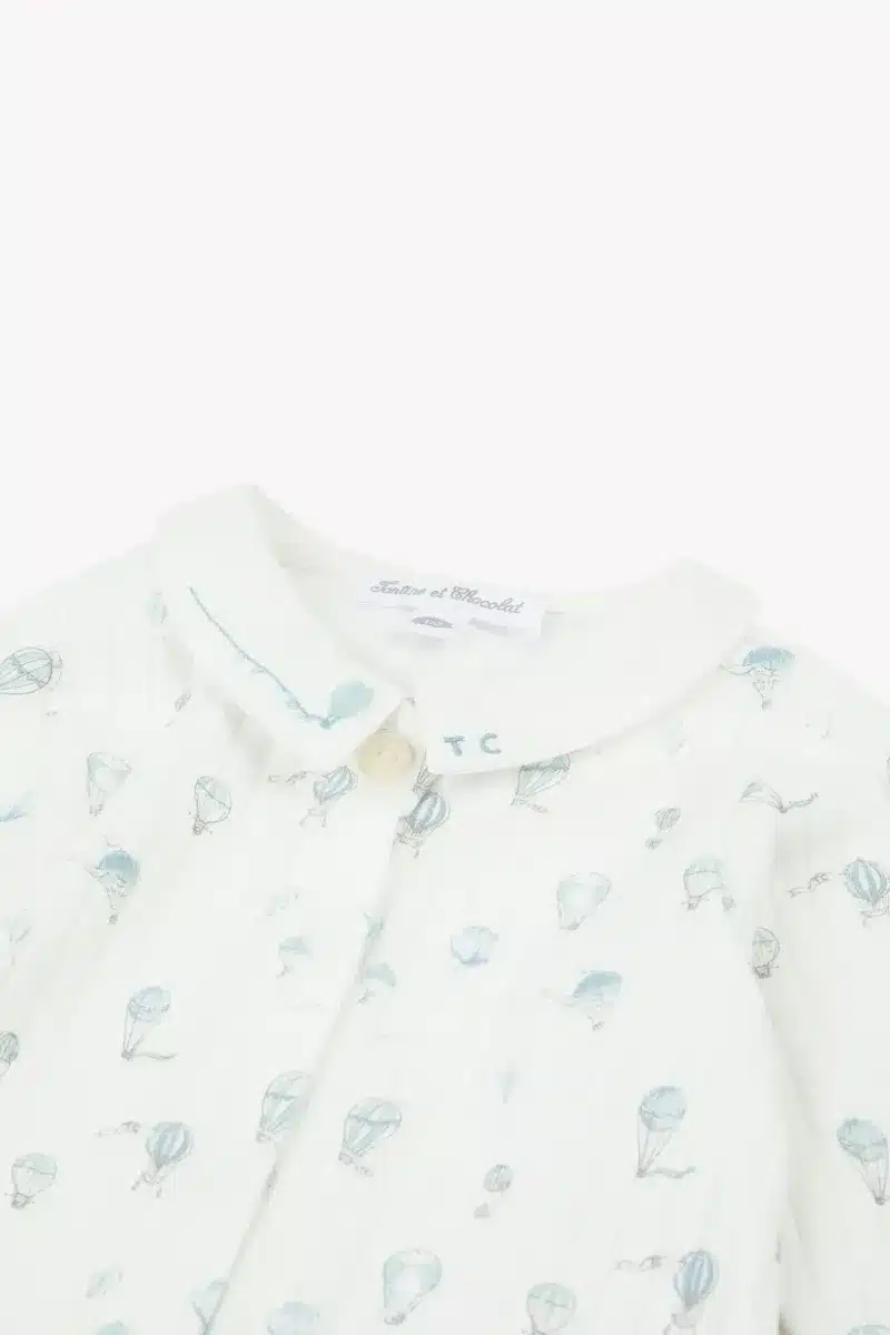 Tartine Et Chocolat - Babypakje ecru met luchtballonen