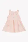 Tartine Et Chocolat - Jurk - Lichtroze - geborduurde bloemen