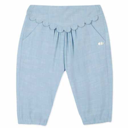 Tartine et Chocolat - Broek met detail - licht blauw