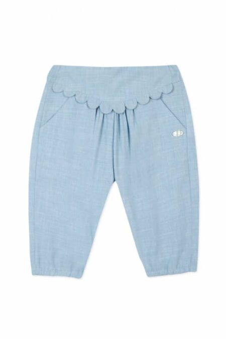 Tartine et Chocolat - Broek met detail - licht blauw