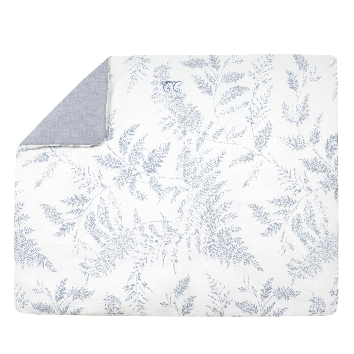 Tartine et Chocolat - Feuillage blanket 80 x 100 cm - blue