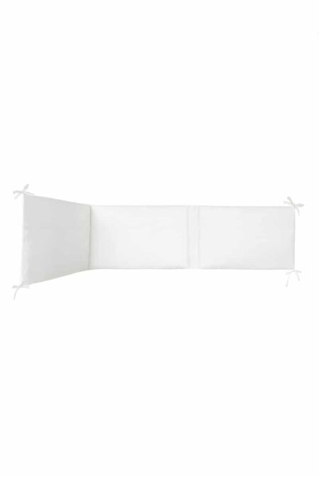 Tartine et Chocolat - Linge d'Antan bedomrander 184 x 40 cm - White
