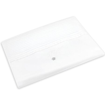 Tartine et Chocolat - Monogramme Quilt cover 140 x 90 cm - White