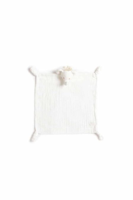 Tartine et Chocolat - Organic cotton line Doudou elephant 30 x 30 cm Ivory