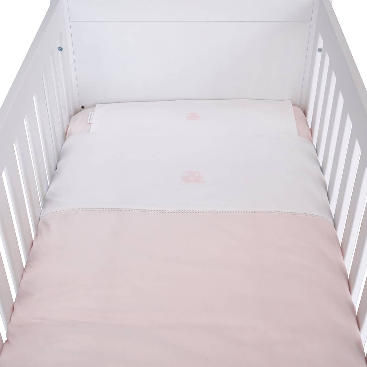 Theophile & Patachou - Donsovertrek bed 100x135cm + sloop - katoen Roze (showroommodel)