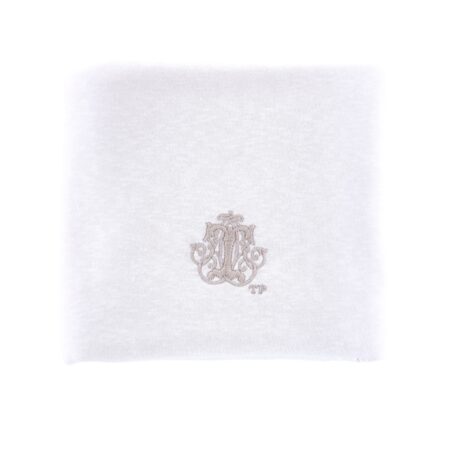 Theophile & Patachou - Doopdeken 100x135cm - Jersey Wit