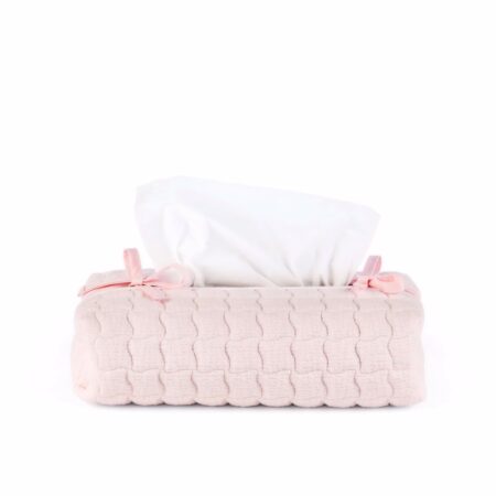 Theophile & Patachou - Hoes voor kleenex-doos - Gewafeld Roze