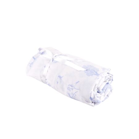 Theophile & Patachou - Hoeslaken bed 70x140cm Lichtblauw geprint