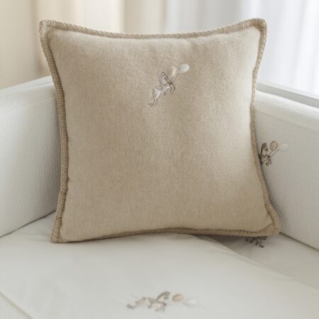 Theophile & Patachou - Kussen kasjmier Beige Carrousel