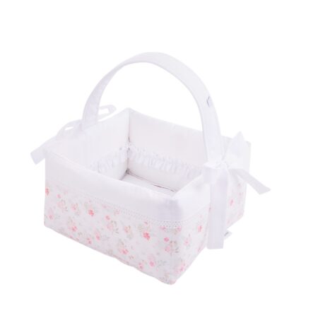 Theophile & Patachou - Verzorgingsmand Roze bloemen (showroommodel)