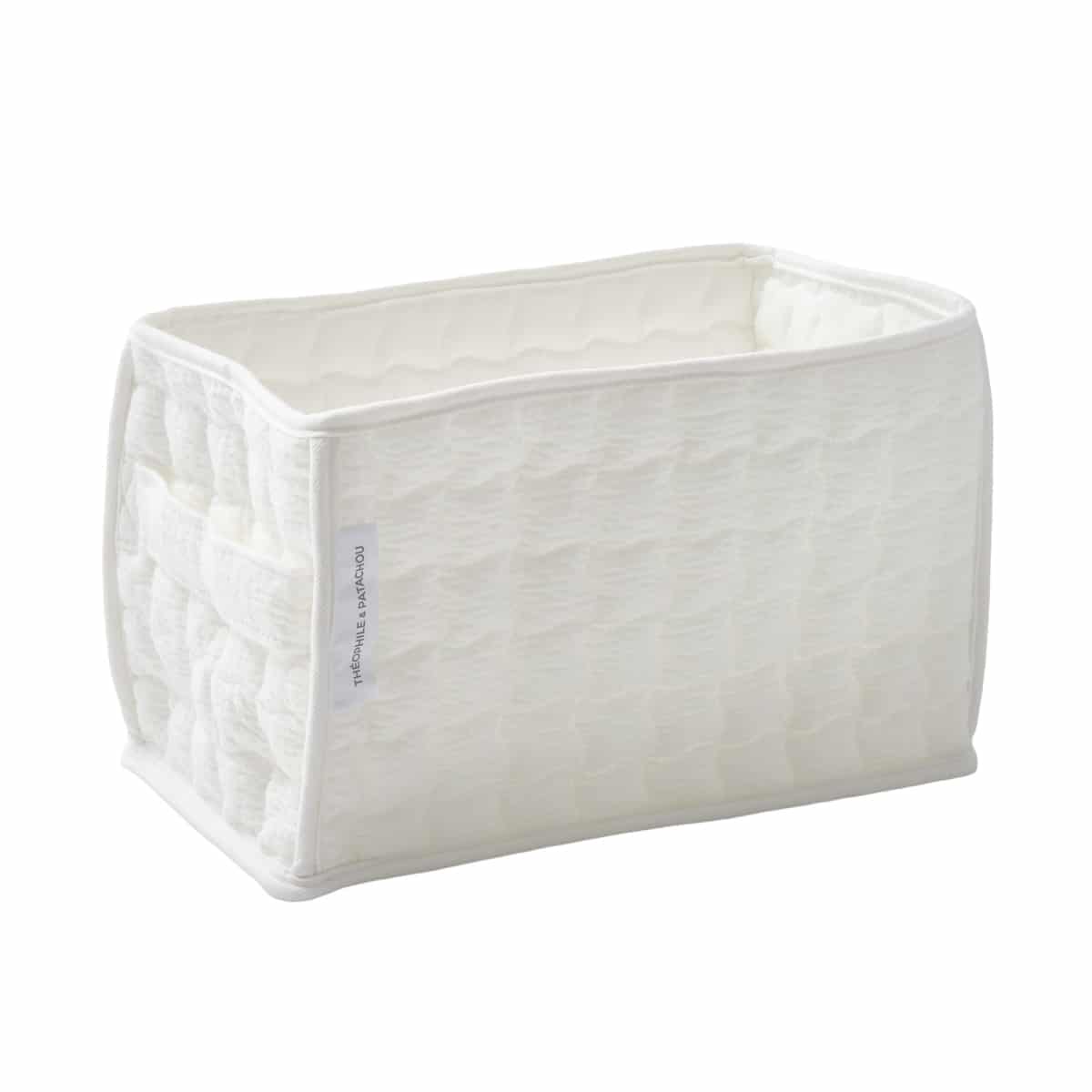 Theophile & Patachou - Verzorgingsmand voor luiers - Gewatteerd Ivoor Carrousel