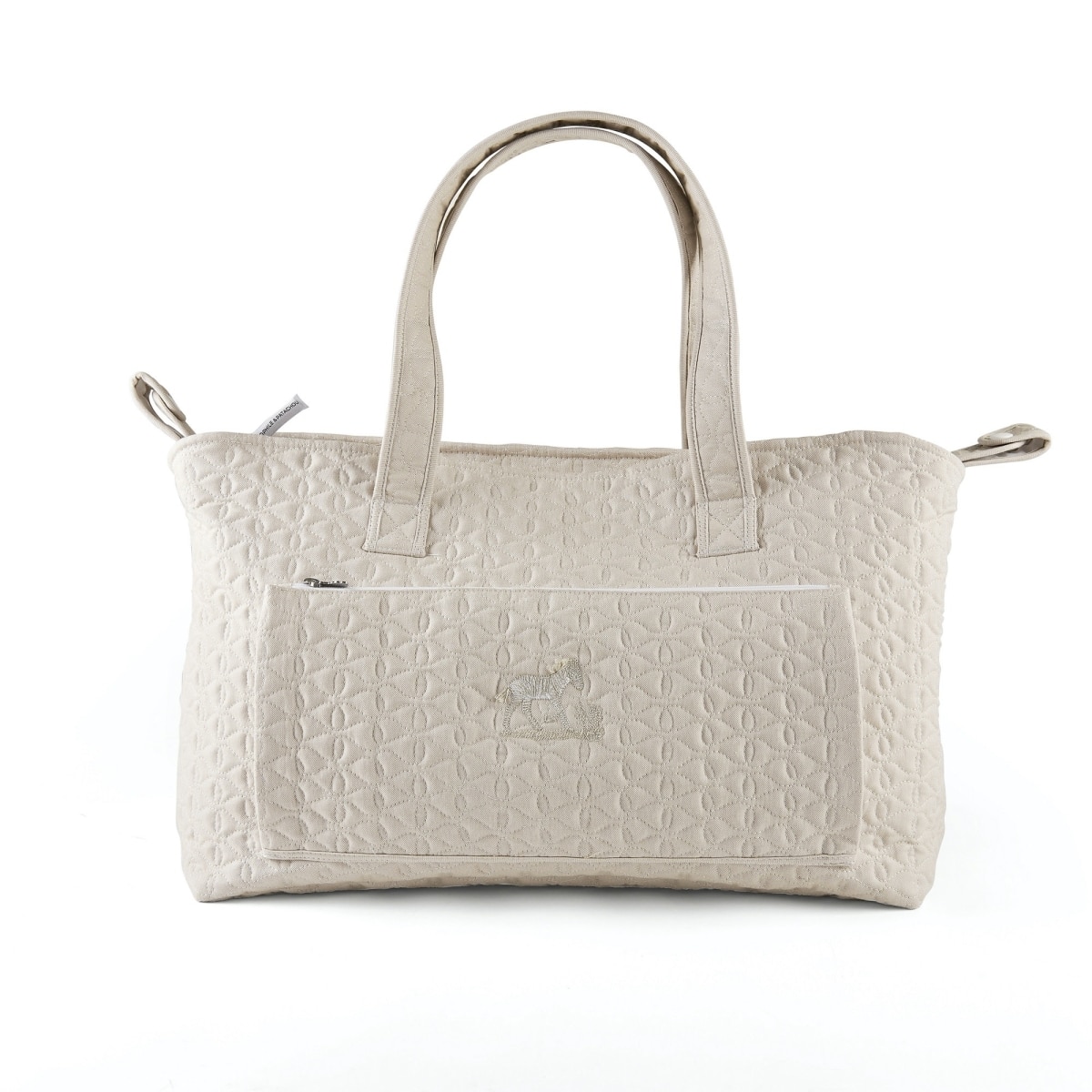 Theophile & Patachou - Verzorgingstas + waskussen - Gewatteerd Camel Safari