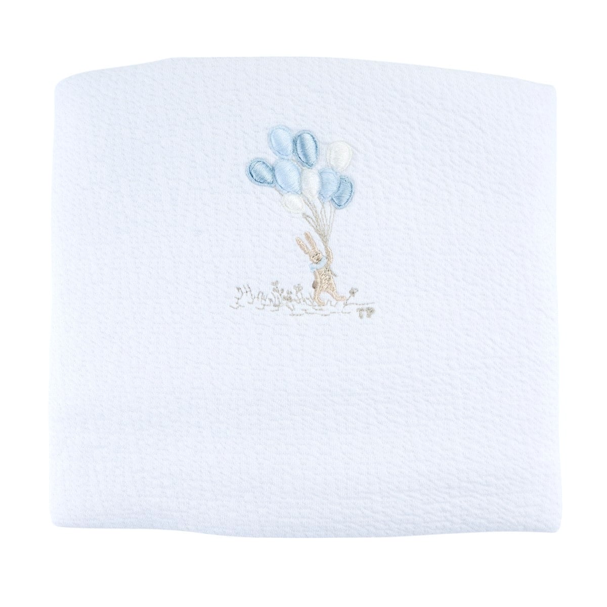 Théophile & patachou - Blue Garden Party - Doopdeken 100x135cm - Jersey