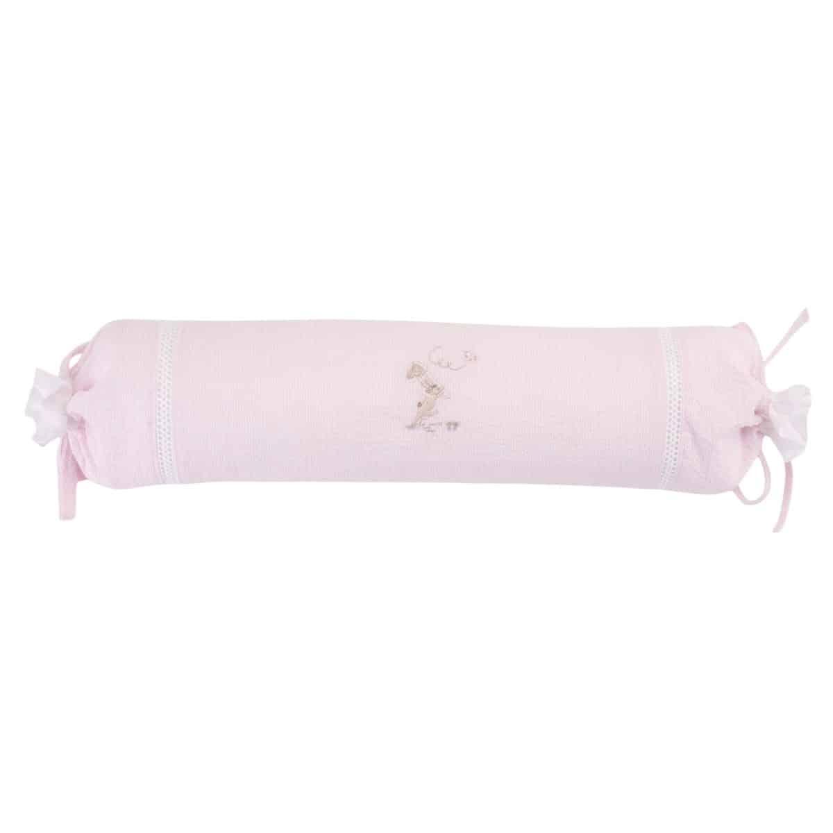 Théophile & patachou - Pink Garden Party - Baby rolkussen - Lijnen