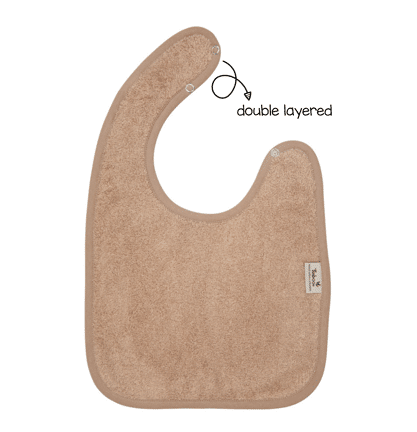 Timboo - Bib Doubled 26X38Cm - Savannah Sand
