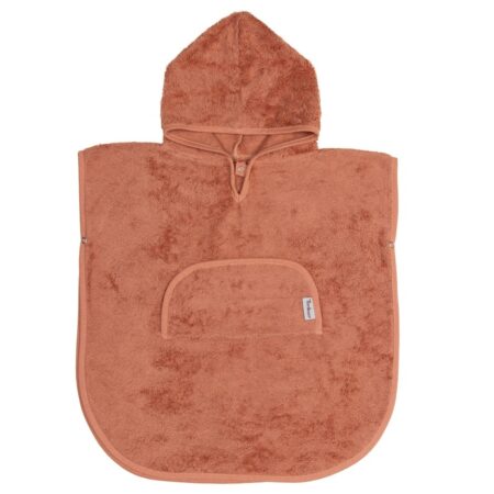 Timboo - Poncho V-Neck (2-4Y) - Sunrise Orange