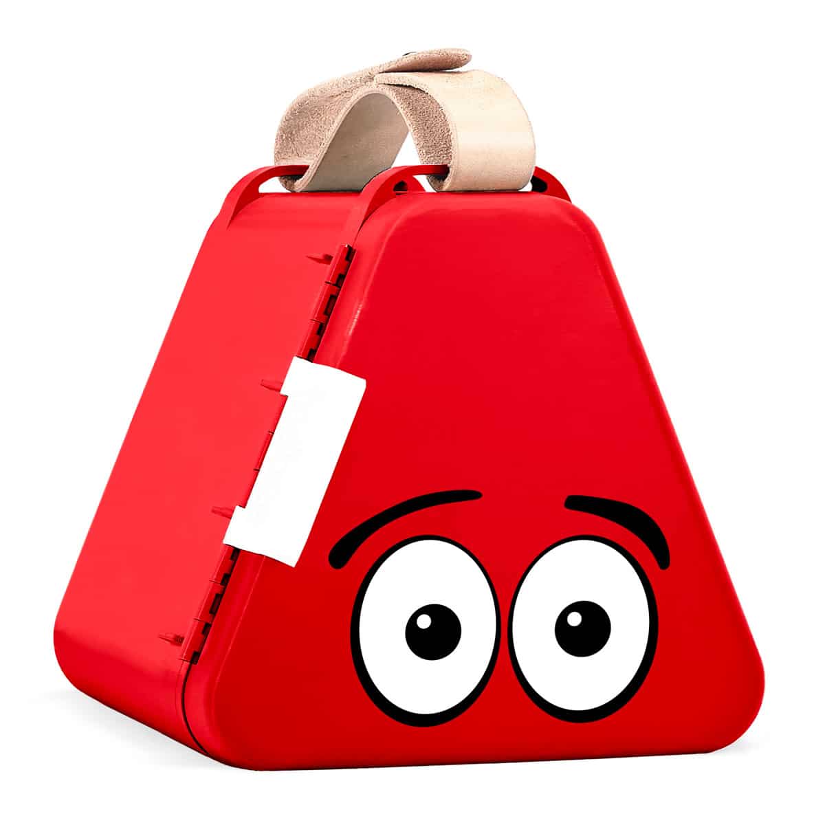 Trunki - TEEBEE Trunki Rood - Kids Travel Toy Box, bevat een leuk activiteitenboekje, kleurpotloden en stickers, in doos 15,5x18x18cm,Â 3+