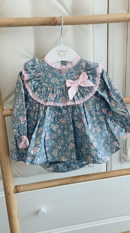 Valentina Bebes - Bloesje Met Bloomer - Groen
