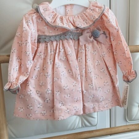 Valetina Bebes - Tuniek + Bloomer - Roze Gebloemd