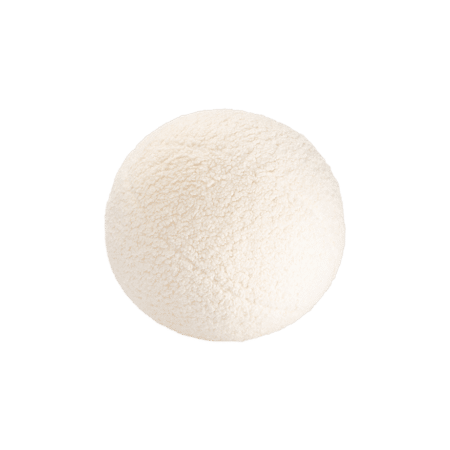 Wigiwama - Cream White Ball Cushion