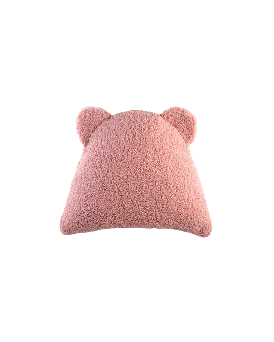 Wigiwama - Guava Pink Bear Cushion