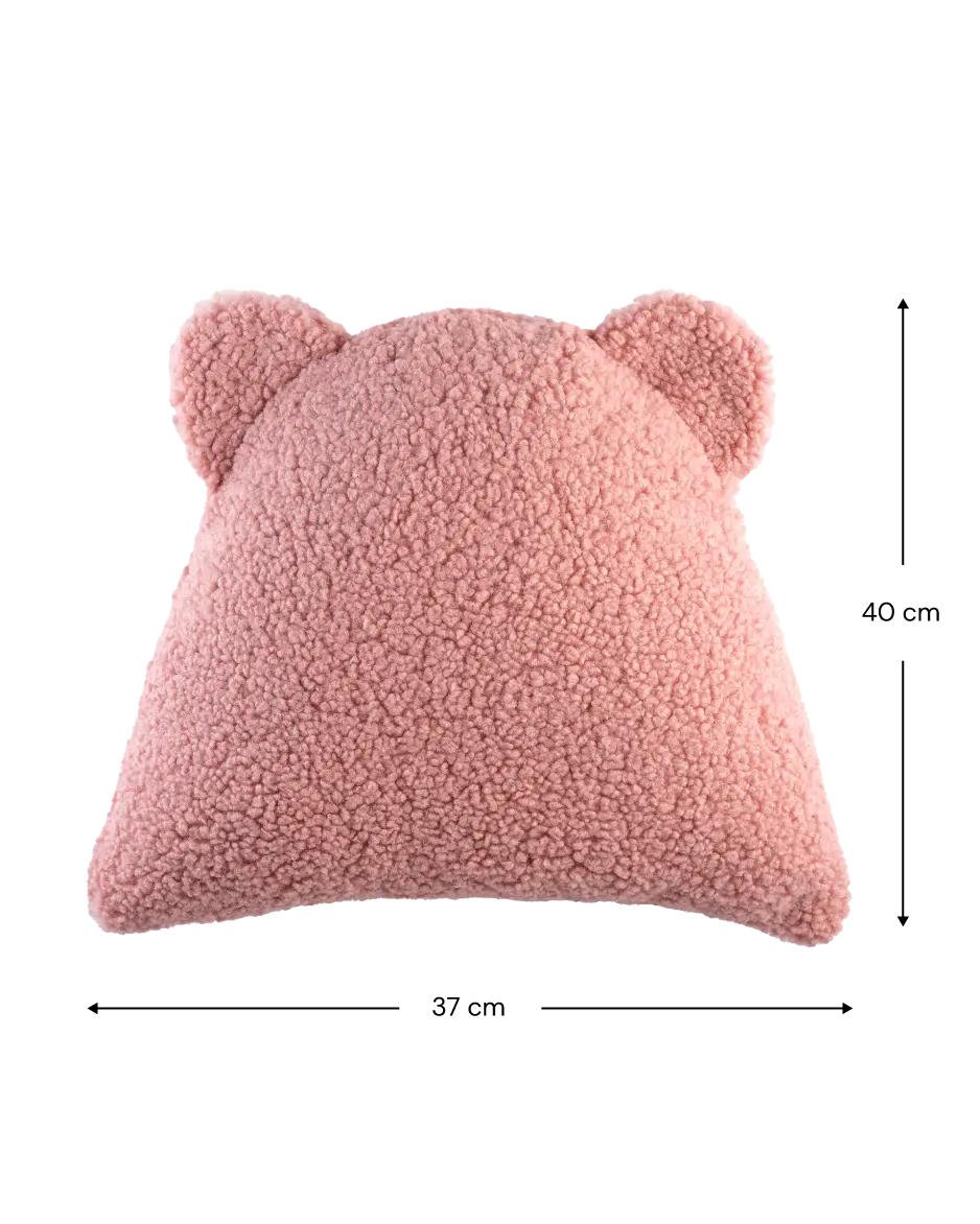 Wigiwama - Guava Pink Bear Cushion