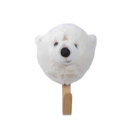 Wild & Soft - Kapstok witte beer m/doos