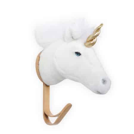 Wild & Soft - Kapstok witte eenhoorn m/doos