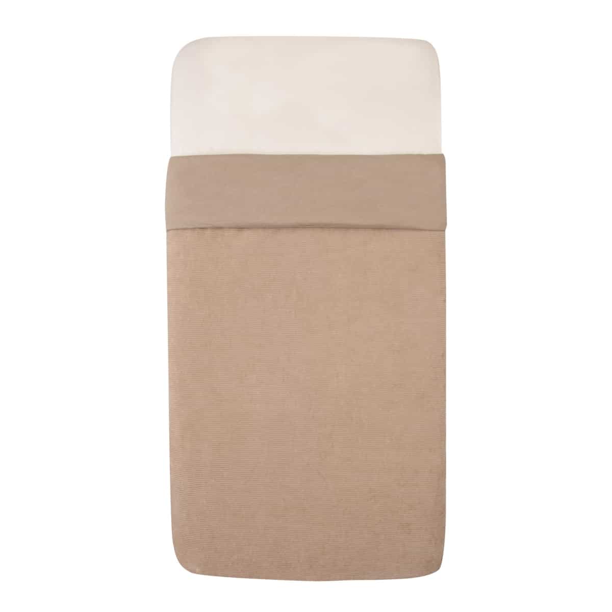 Witlof for Kids - Tuck-Inn Deken 60X120 Rib Urban Taupe