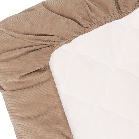 Witlof for Kids - Tuck-Inn Deken 60X120 Rib Urban Taupe