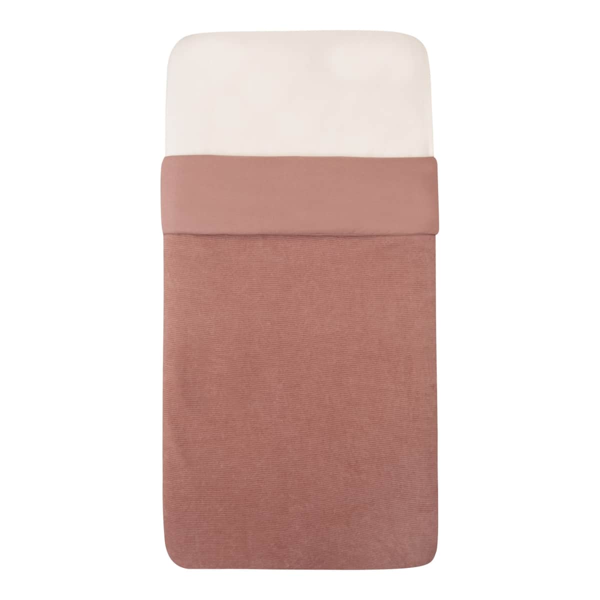 Witlof for Kids - Tuck-Inn Deken Bed 60X120Cm Velvet Rib Dusty Pink