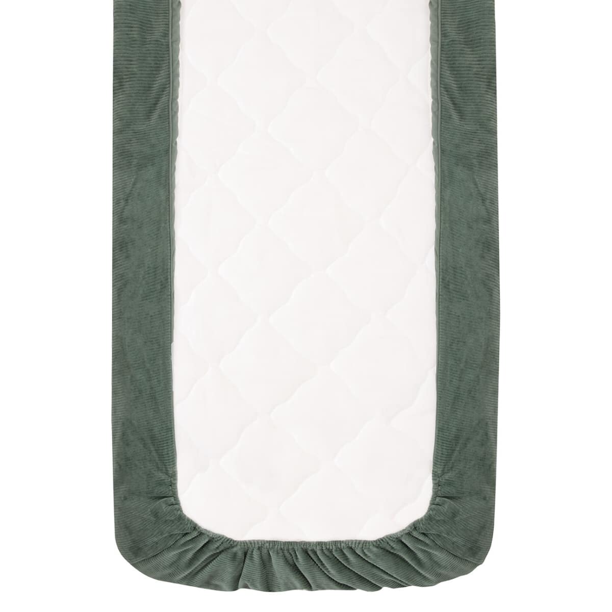 Witlof for Kids - Tuck-Inn Deken Bed 60X120Cm Velvet Rib Forest Green