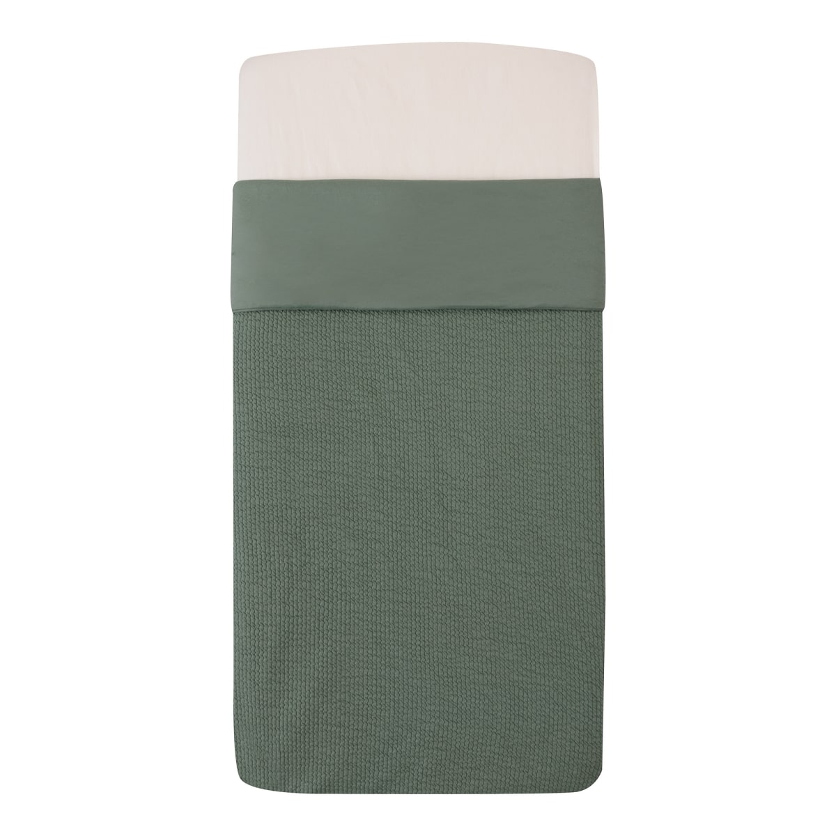 Witlof for Kids - Tuck-Inn Deken Bed 60X120Cm Waves Forest Green