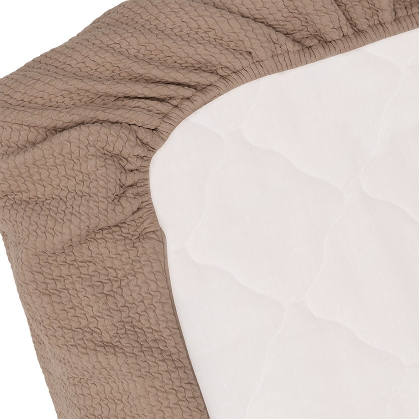 Witlof for Kids - Tuck-Inn Deken Bed 60X120Cm Waves Urban Taupe