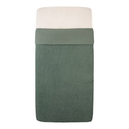 Witlof for Kids - Tuck-Inn Deken Wieg 40X80Cm Velvet Rib Forest Green